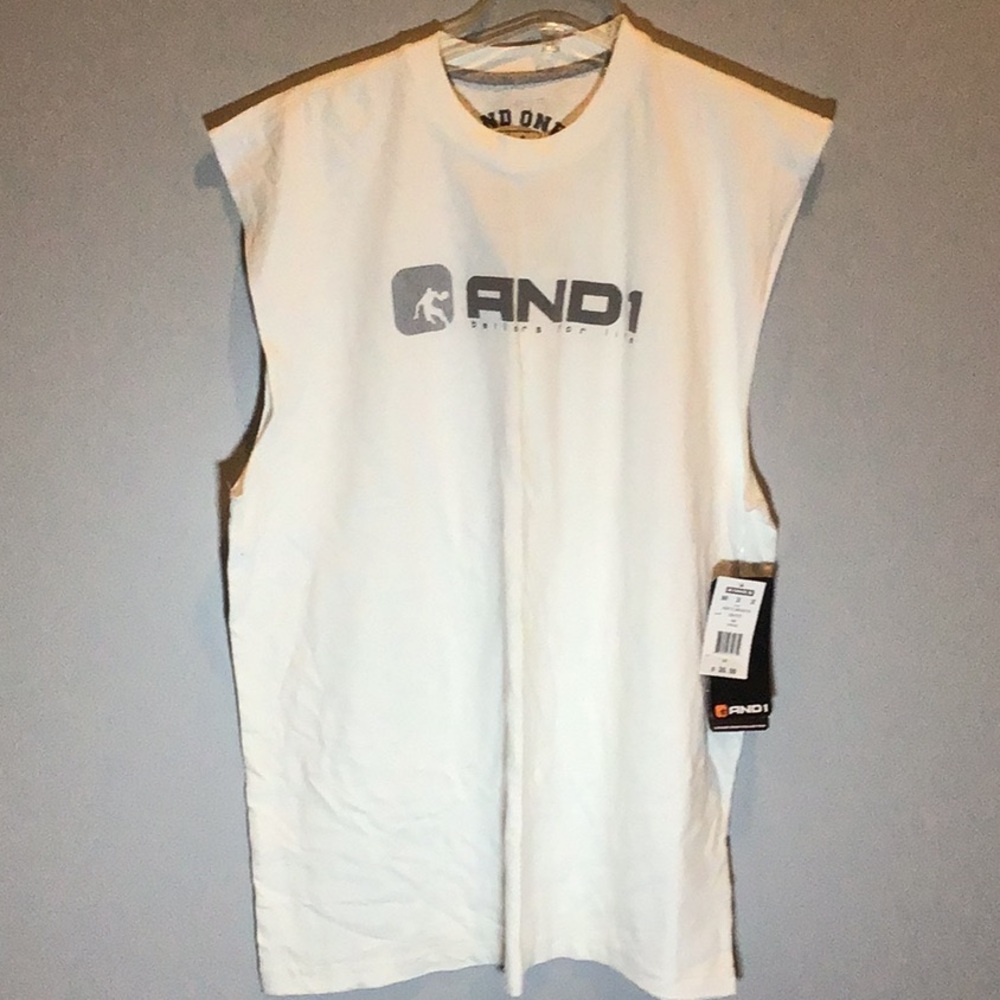 And1 sleeveless basketball t-shirt new
